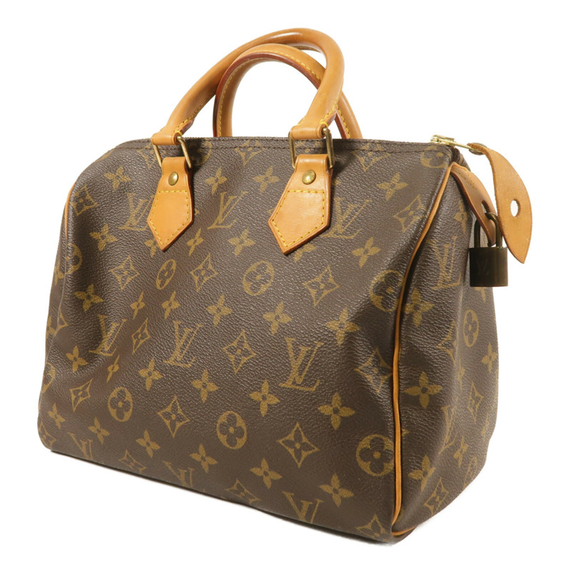 LOUIS VUITTON Monogram Speedy 25金扣手挽袋-1
