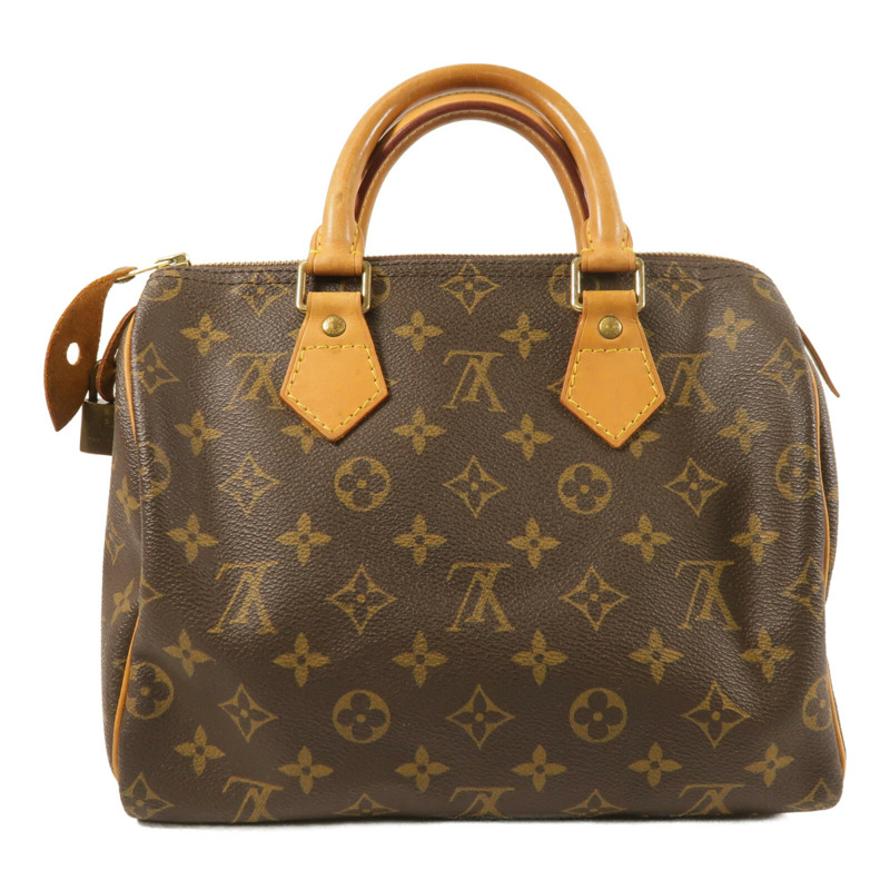LOUIS VUITTON Monogram Speedy 25金扣手挽袋-2