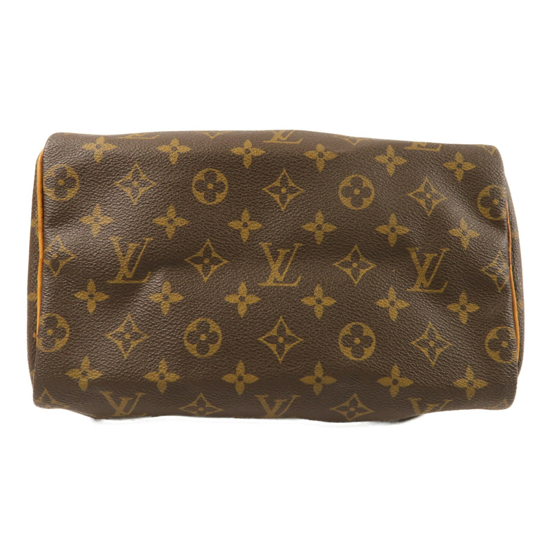 LOUIS VUITTON Monogram Speedy 25金扣手挽袋-3