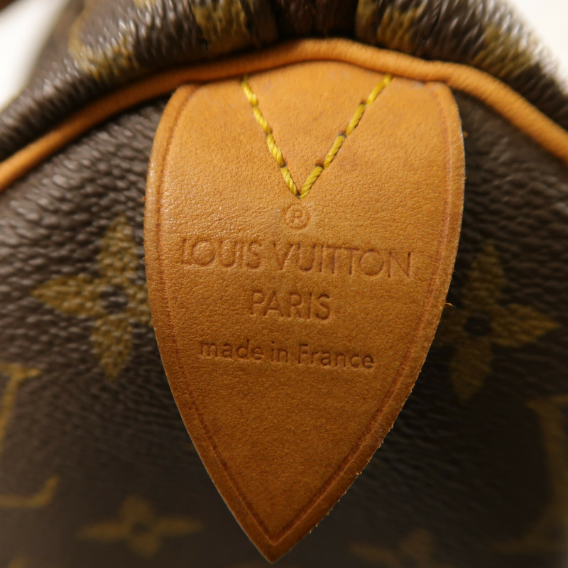 LOUIS VUITTON Monogram Speedy 25金扣手挽袋-5