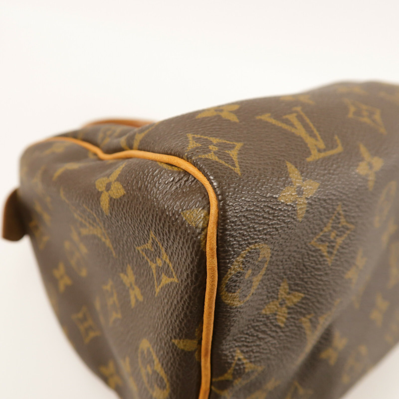 LOUIS VUITTON Monogram Speedy 25金扣手挽袋-9