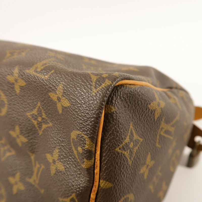 LOUIS VUITTON Monogram Speedy 25金扣手挽袋-10