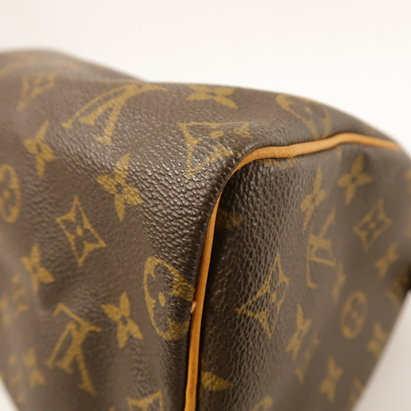 LOUIS VUITTON Monogram Speedy 25金扣手挽袋-12
