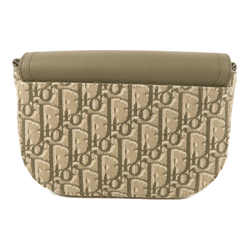 Dior 帆布/牛皮皮革Mini Saddle Messenger肩背袋-2