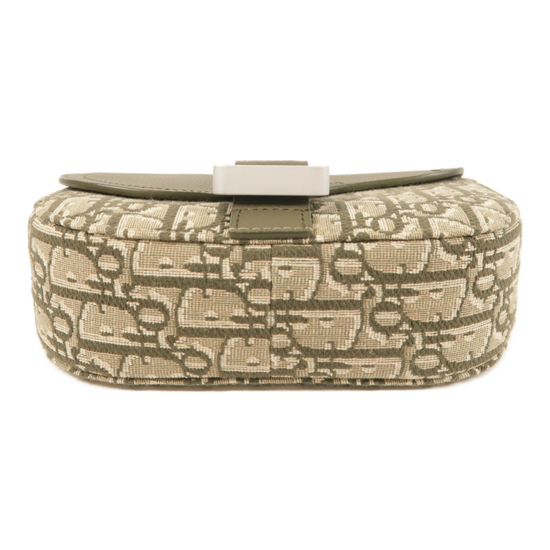 Dior 帆布/牛皮皮革Mini Saddle Messenger肩背袋-3