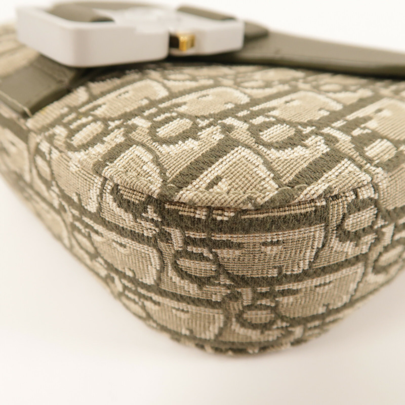 Dior 帆布/牛皮皮革Mini Saddle Messenger肩背袋-10