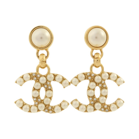 CHANEL 金屬/PVC Earrings耳環