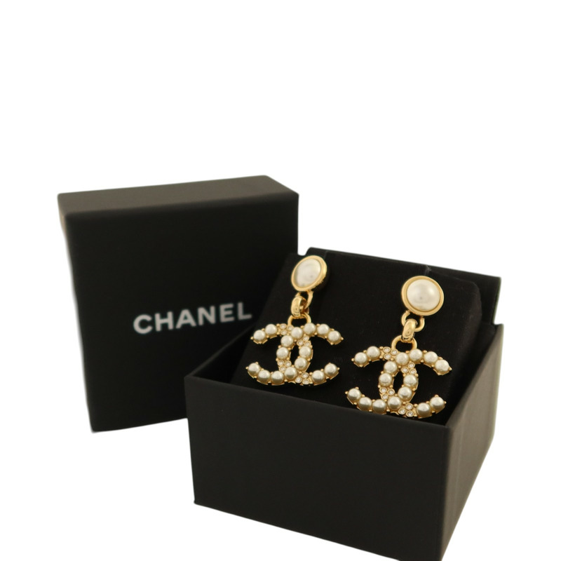 CHANEL 金屬/PVC Earrings耳環-6