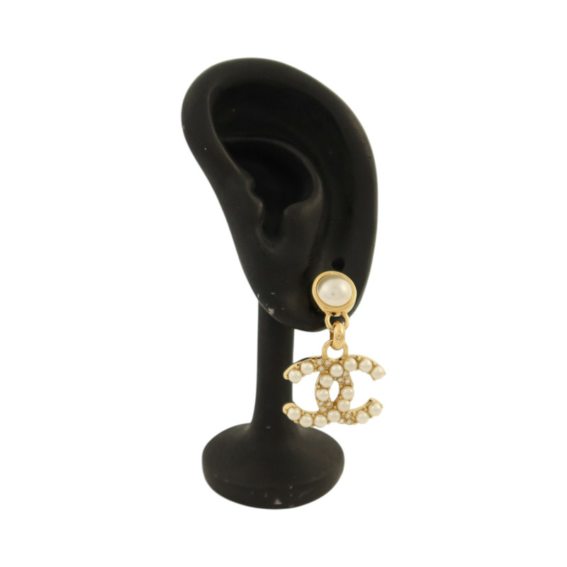 CHANEL 金屬/PVC Earrings耳環-7