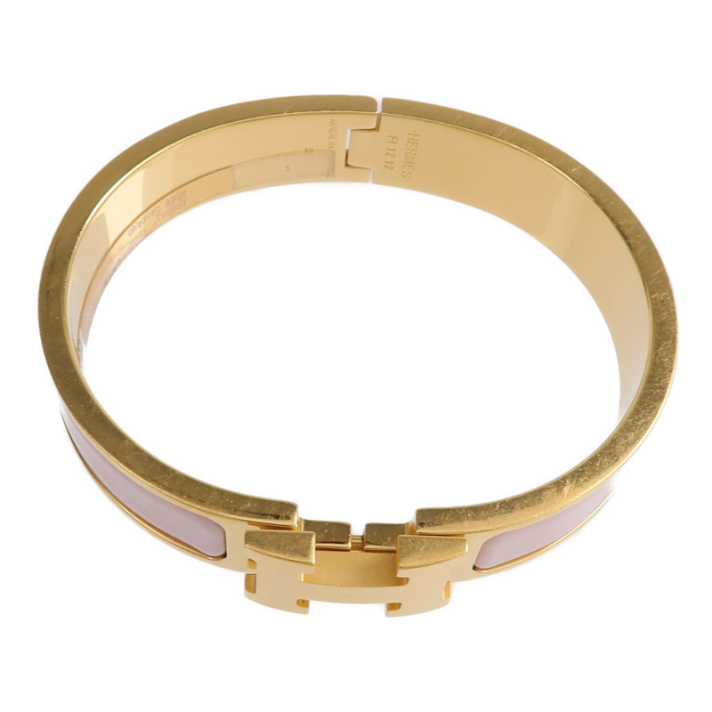 HERMES 金屬/琺瑯Clic H手鐲-3
