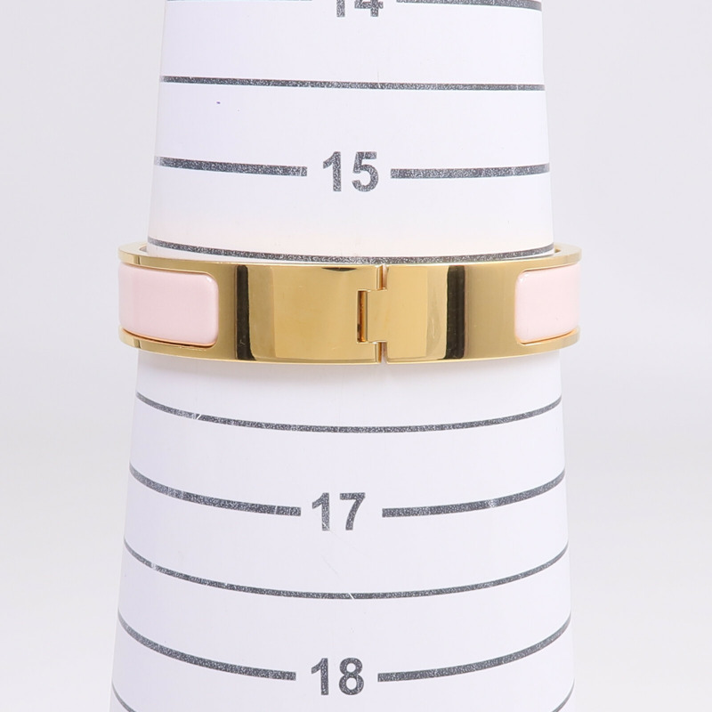 HERMES 金屬/琺瑯Clic H手鐲-8