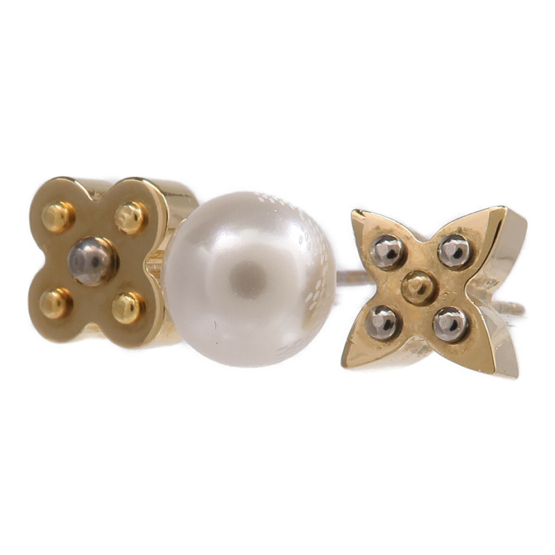 LOUIS VUITTON 金屬Charmy Pearl Earrings耳環-1
