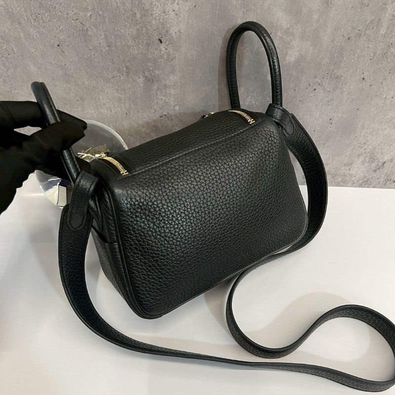 Hermès Mini Lindy 二代 黑金 全新 B刻-1