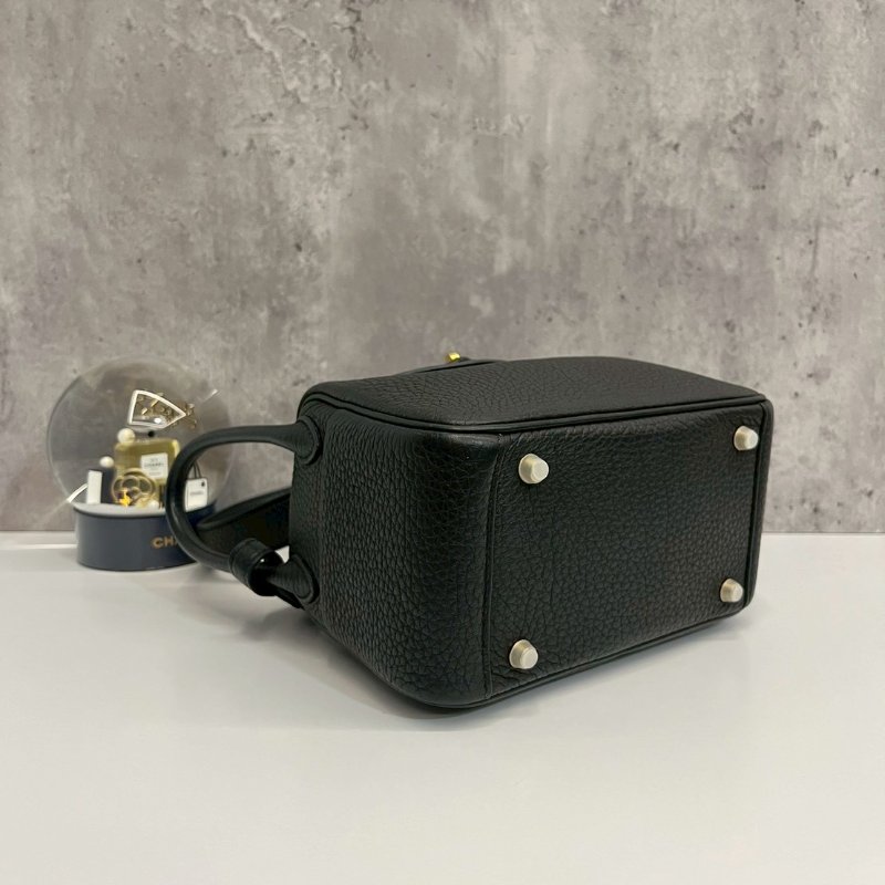 Hermès Mini Lindy 二代 黑金 全新 B刻-4