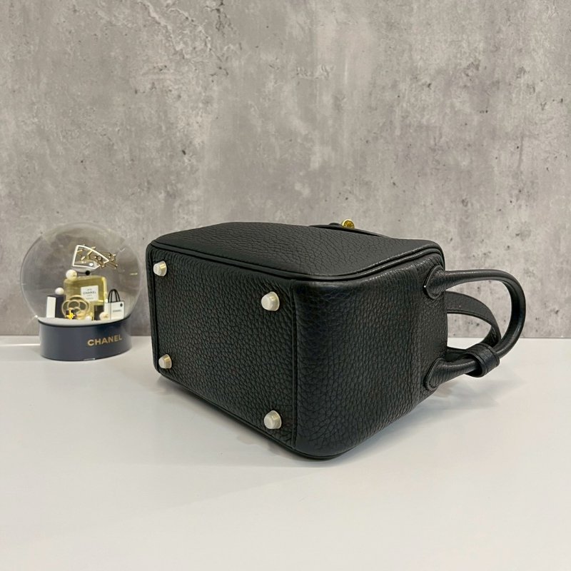 Hermès Mini Lindy 二代 黑金 全新 B刻-5