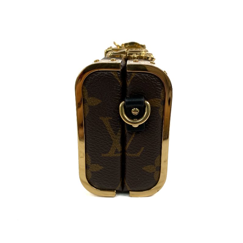 △ Louis Vuitton 路易威登 Brown Coated Canvas Monogram Vanity Case M46758 啡色塗層帆布經典老花化妝箱 - 267005695-4
