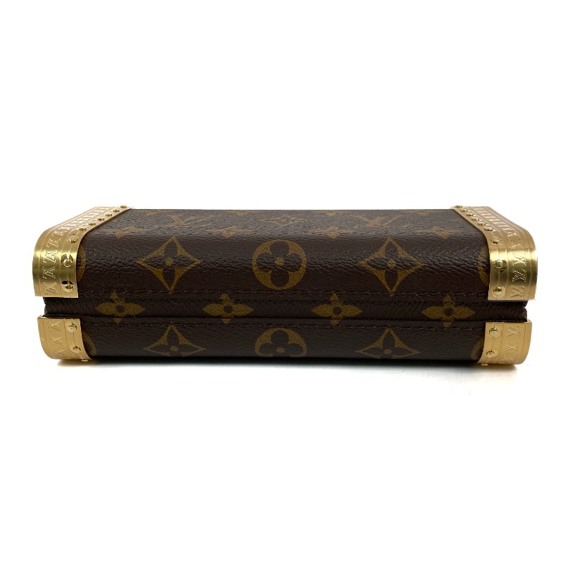△ Louis Vuitton 路易威登 Brown Coated Canvas Monogram Vanity Case M46758 啡色塗層帆布經典老花化妝箱 - 267005695-5