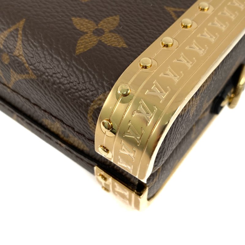 △ Louis Vuitton 路易威登 Brown Coated Canvas Monogram Vanity Case M46758 啡色塗層帆布經典老花化妝箱 - 267005695-7