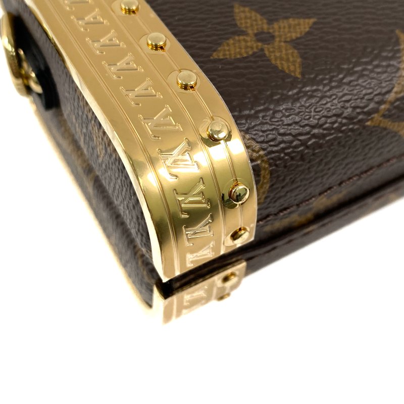 △ Louis Vuitton 路易威登 Brown Coated Canvas Monogram Vanity Case M46758 啡色塗層帆布經典老花化妝箱 - 267005695-9