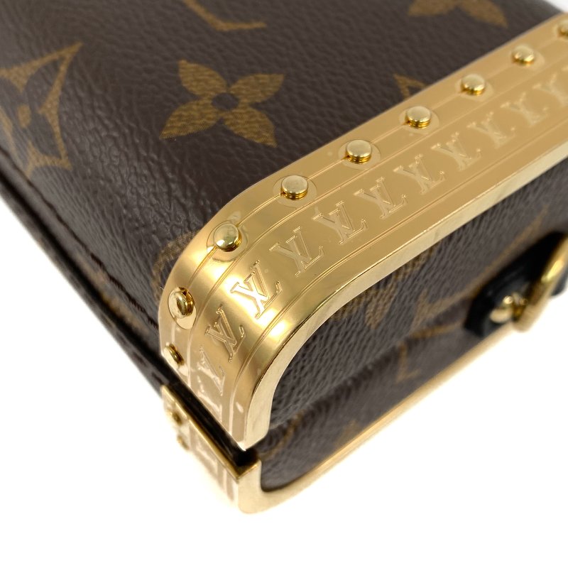 △ Louis Vuitton 路易威登 Brown Coated Canvas Monogram Vanity Case M46758 啡色塗層帆布經典老花化妝箱 - 267005695-10