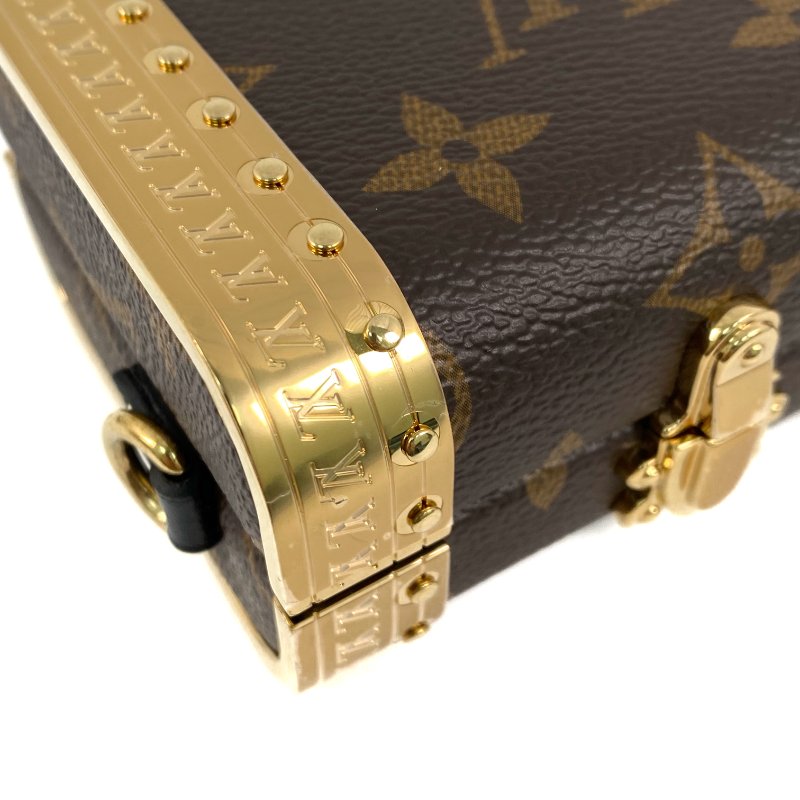 △ Louis Vuitton 路易威登 Brown Coated Canvas Monogram Vanity Case M46758 啡色塗層帆布經典老花化妝箱 - 267005695-11