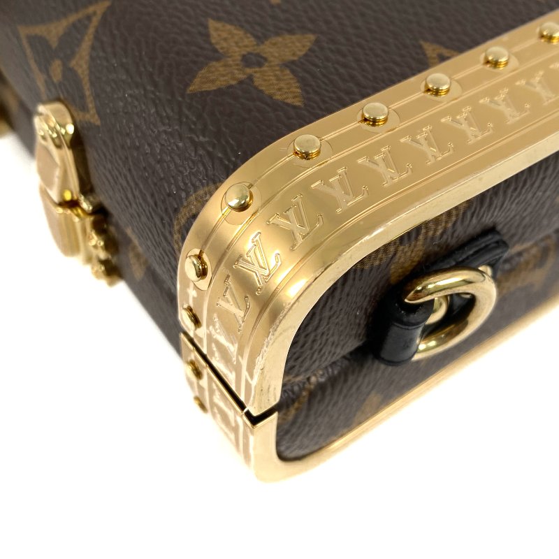 △ Louis Vuitton 路易威登 Brown Coated Canvas Monogram Vanity Case M46758 啡色塗層帆布經典老花化妝箱 - 267005695-12