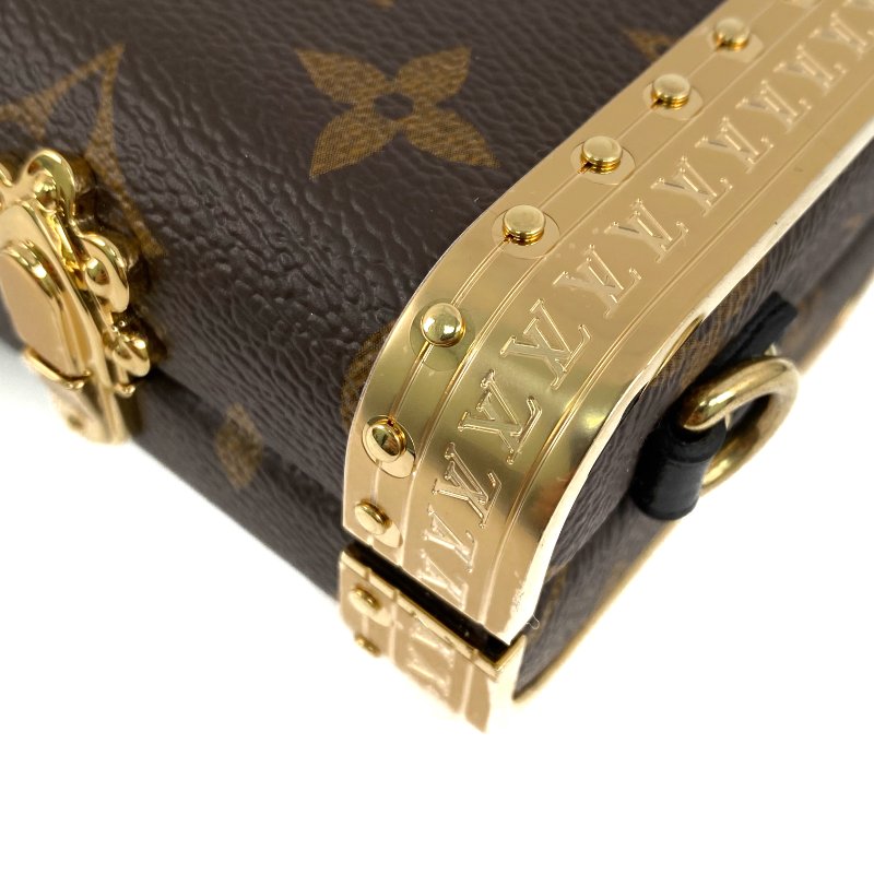 △ Louis Vuitton 路易威登 Brown Coated Canvas Monogram Vanity Case M46758 啡色塗層帆布經典老花化妝箱 - 267005695-14