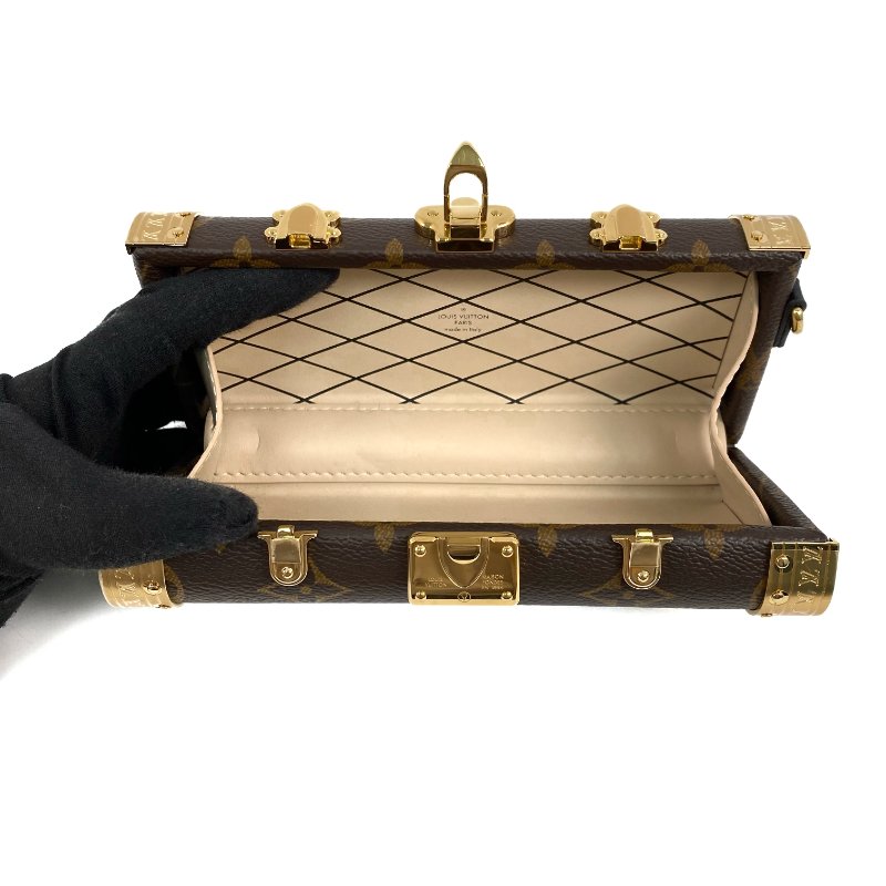 △ Louis Vuitton 路易威登 Brown Coated Canvas Monogram Vanity Case M46758 啡色塗層帆布經典老花化妝箱 - 267005695-15