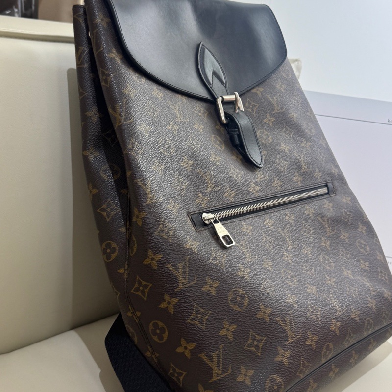 LLouis Vuitton路易威登 Palk 老花雙肩包 附件：無-2