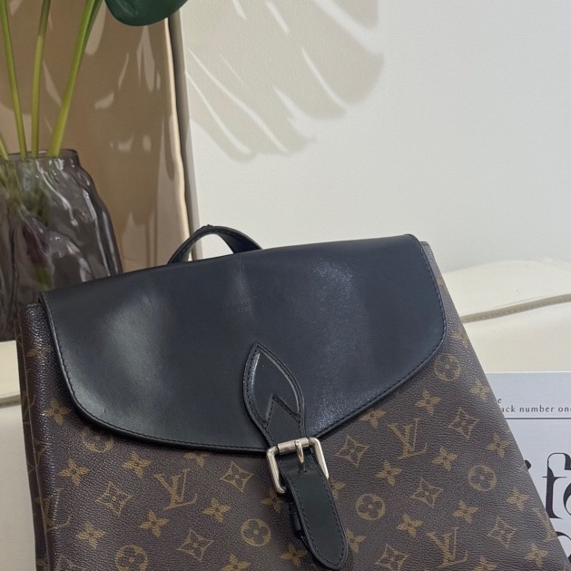 LLouis Vuitton路易威登 Palk 老花雙肩包 附件：無-7