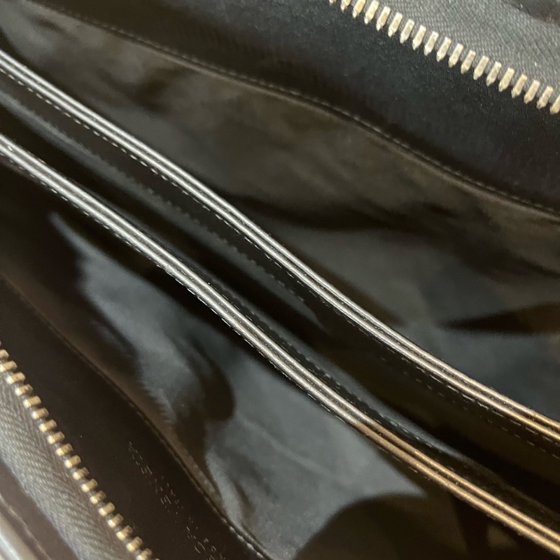 BV 葆蝶家 黑色編織手提包公文包 TK 無附件-5