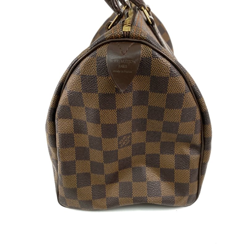 △ Louis Vuitton 路易威登 Brown Coated Canvas Damier Speedy 30 Hand Bag N41531 啡色塗層帆布經典格紋手袋 - 267003790-1