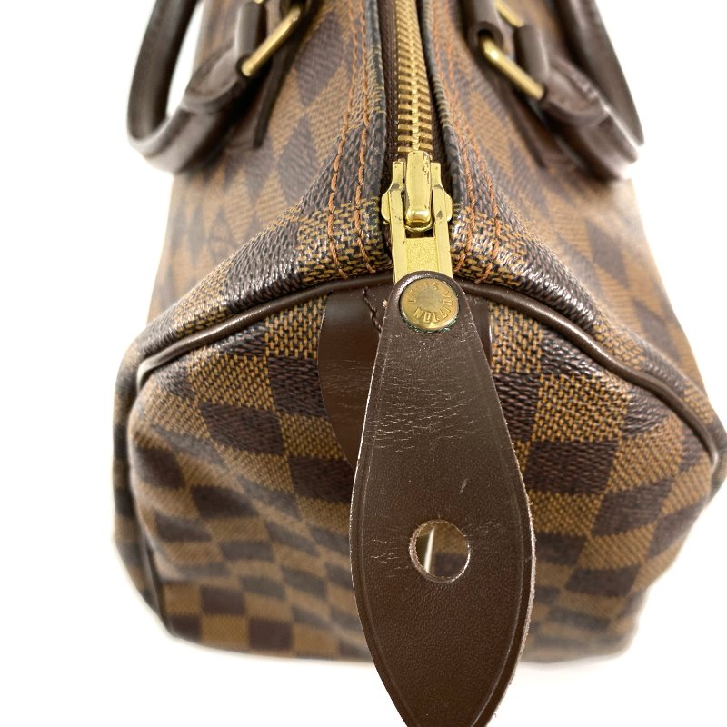 △ Louis Vuitton 路易威登 Brown Coated Canvas Damier Speedy 30 Hand Bag N41531 啡色塗層帆布經典格紋手袋 - 267003790-13