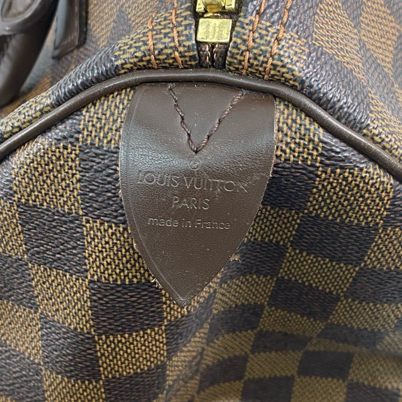 △ Louis Vuitton 路易威登 Brown Coated Canvas Damier Speedy 30 Hand Bag N41531 啡色塗層帆布經典格紋手袋 - 267003790-18