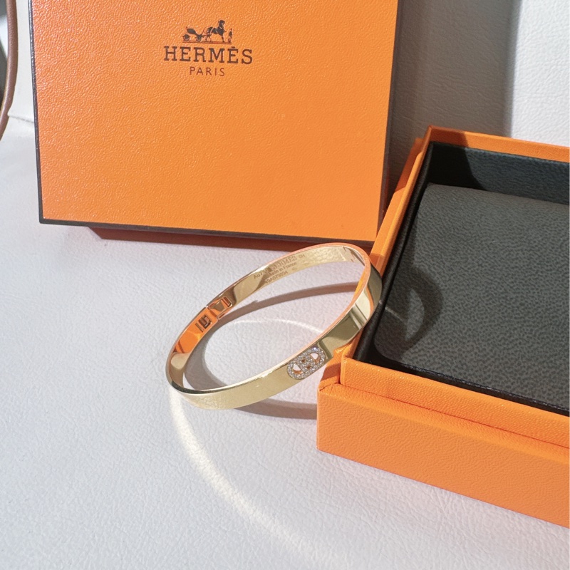 Hermes愛馬仕 Hd'Ancre系列 豬鼻子手鐲，SH 小號-1