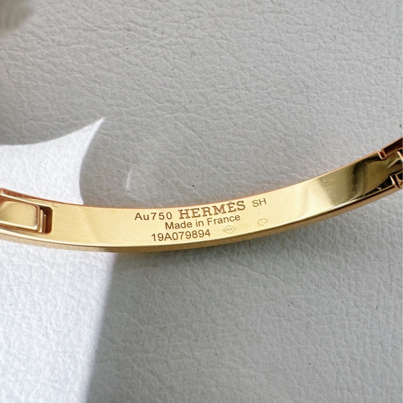 Hermes愛馬仕 Hd'Ancre系列 豬鼻子手鐲，SH 小號-5