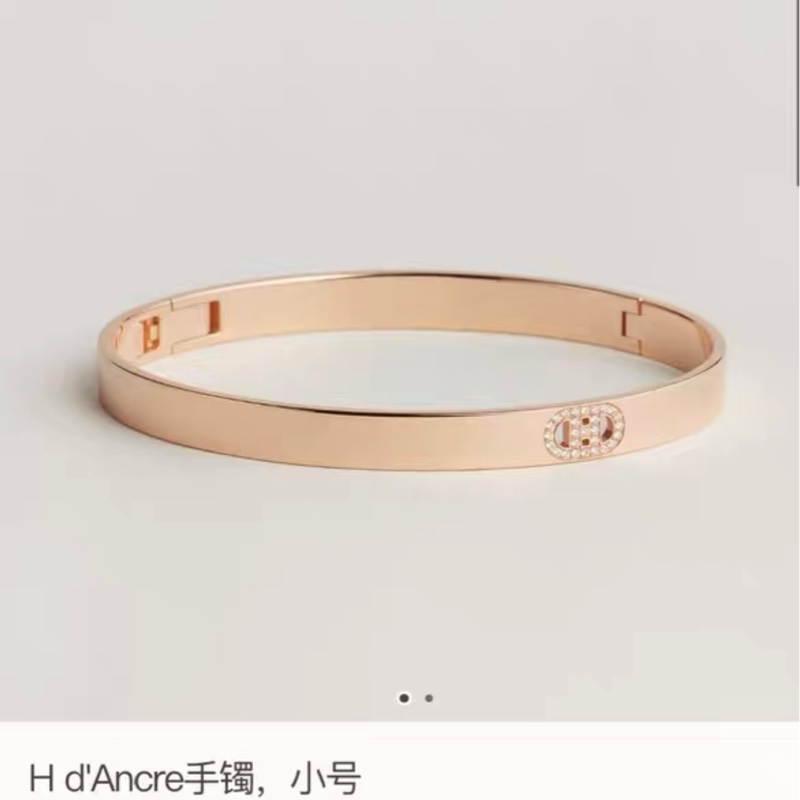 Hermes愛馬仕 Hd'Ancre系列 豬鼻子手鐲，SH 小號-6