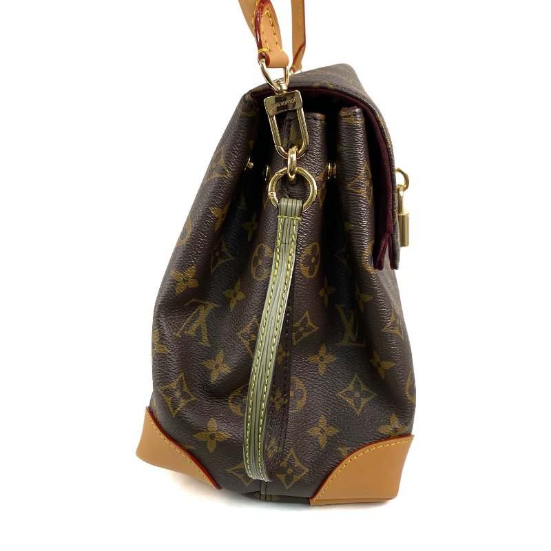 △ Louis Vuitton 路易威登 Brown Coated Canvas Monogram Hide Away MM Shoulder Bag M14473 啡色塗層帆布經典老花肩背袋 - 267003159-4