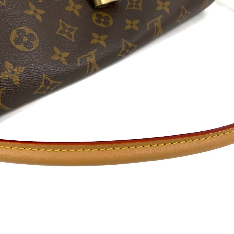 △ Louis Vuitton 路易威登 Brown Coated Canvas Monogram Hide Away MM Shoulder Bag M14473 啡色塗層帆布經典老花肩背袋 - 267003159-12