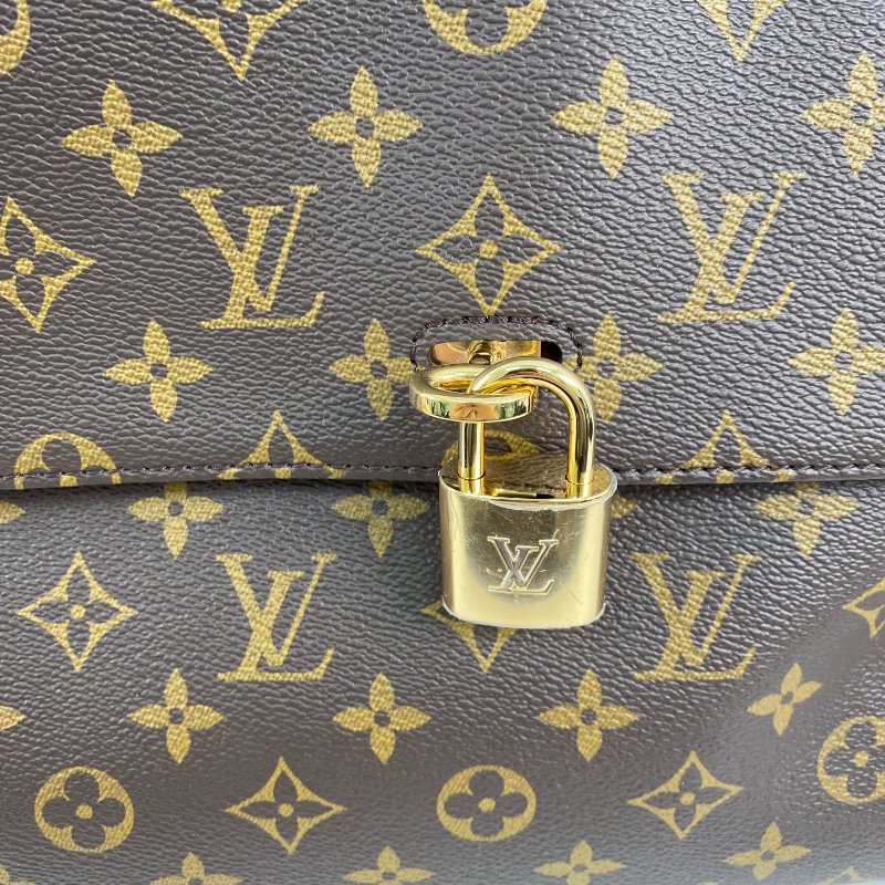 △ Louis Vuitton 路易威登 Brown Coated Canvas Monogram Hide Away MM Shoulder Bag M14473 啡色塗層帆布經典老花肩背袋 - 267003159-13