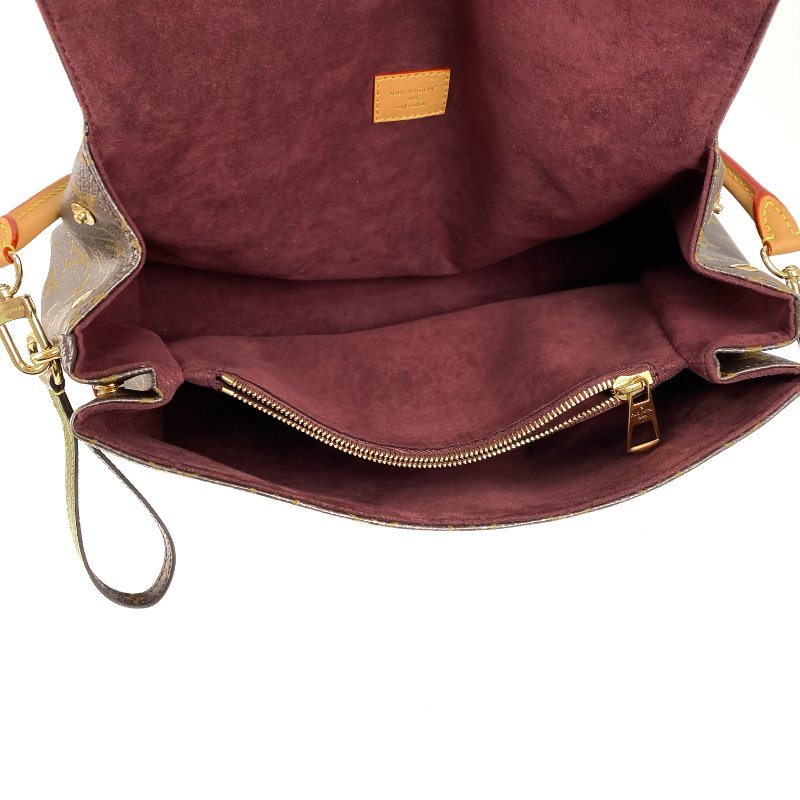 △ Louis Vuitton 路易威登 Brown Coated Canvas Monogram Hide Away MM Shoulder Bag M14473 啡色塗層帆布經典老花肩背袋 - 267003159-15