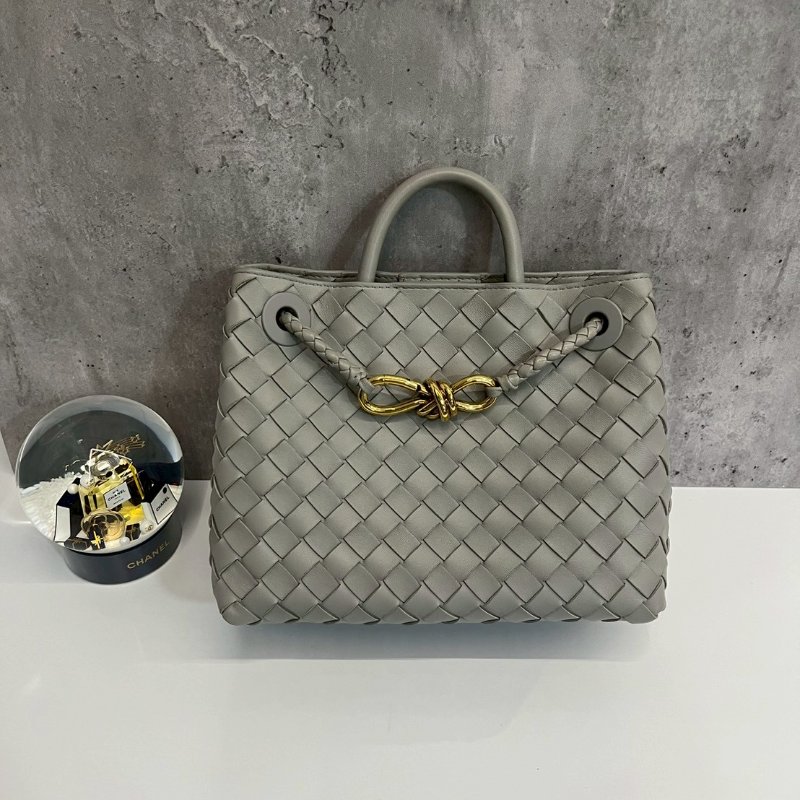 BV Andiamo 灰色 編織包-0