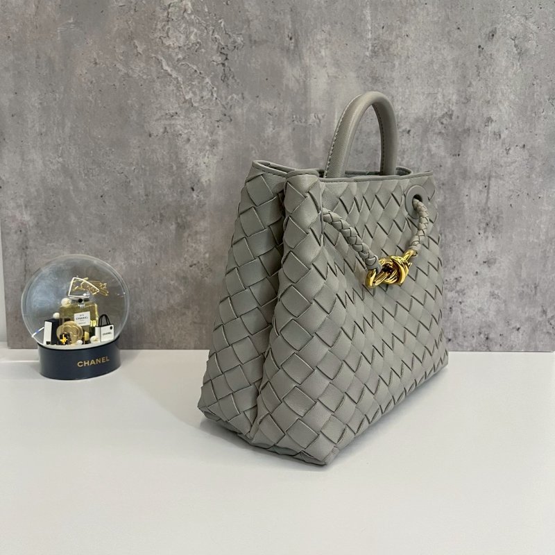 BV Andiamo 灰色 編織包-2