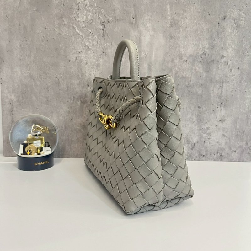 BV Andiamo 灰色 編織包-3