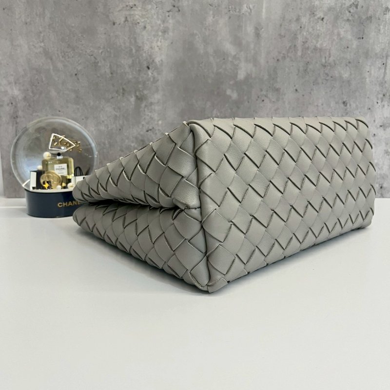 BV Andiamo 灰色 編織包-4