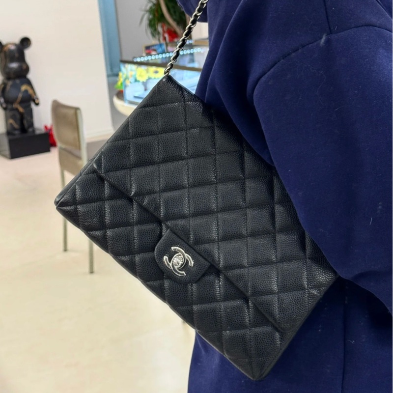 ✨Chanel CF timeless 腋下包 輕巧 99新🖤-0