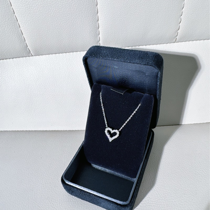 Tiffany & Co. 蒂芙尼 心形滿鑽項鍊 小號-3