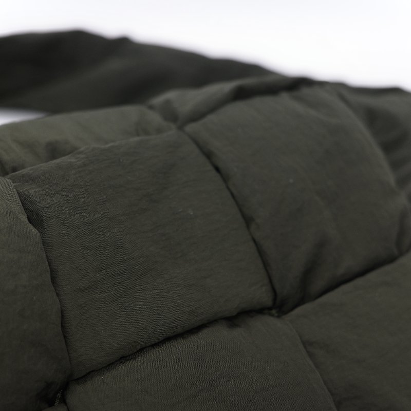 Bottega Veneta 寶緹嘉 Padded Tech Cassette 卡其綠色 填充尼龍 2x4 八格 Intrecciato 編織斜背卡帶包-9