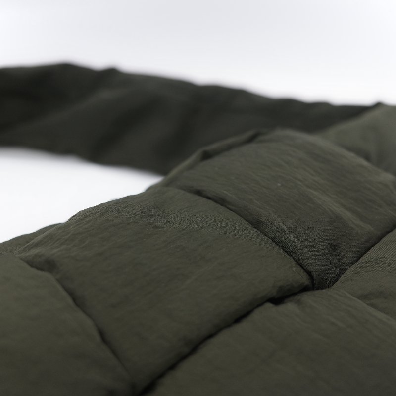 Bottega Veneta 寶緹嘉 Padded Tech Cassette 卡其綠色 填充尼龍 2x4 八格 Intrecciato 編織斜背卡帶包-11