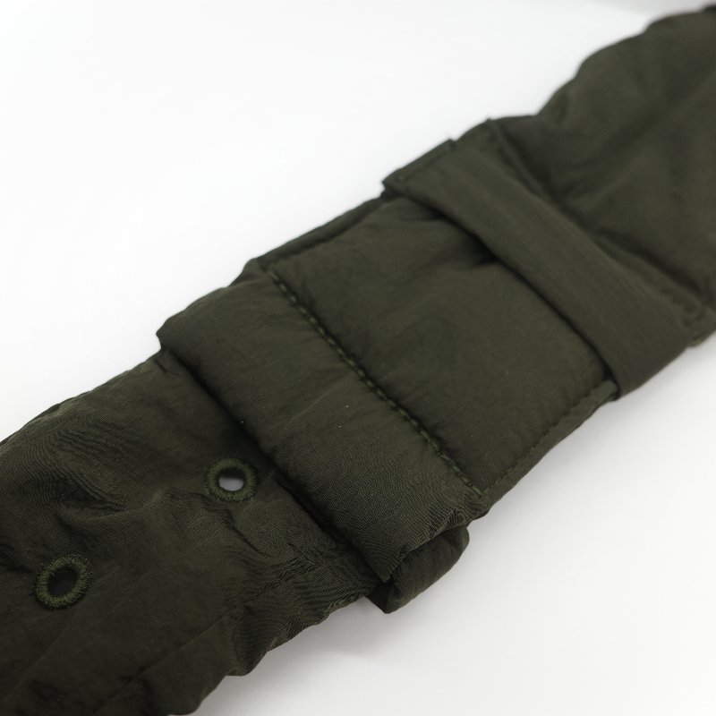 Bottega Veneta 寶緹嘉 Padded Tech Cassette 卡其綠色 填充尼龍 2x4 八格 Intrecciato 編織斜背卡帶包-25